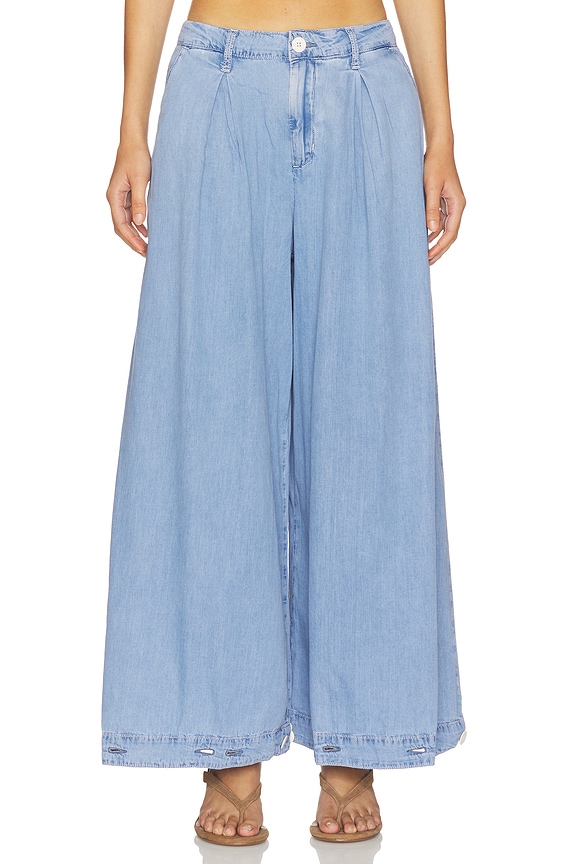 view 2 of 7 Elias Convertible Wide Leg Jeans in Oxnard