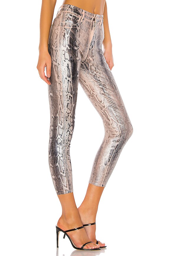 view 2 of 4 Margot High Rise Skinny in Petal/Black Snake Skin in Petal & Black Snake Skin Foil