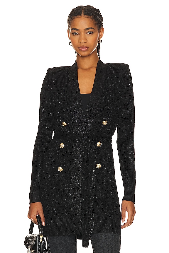 view 2 of 6 Noe Double Breasted Cardi in Black