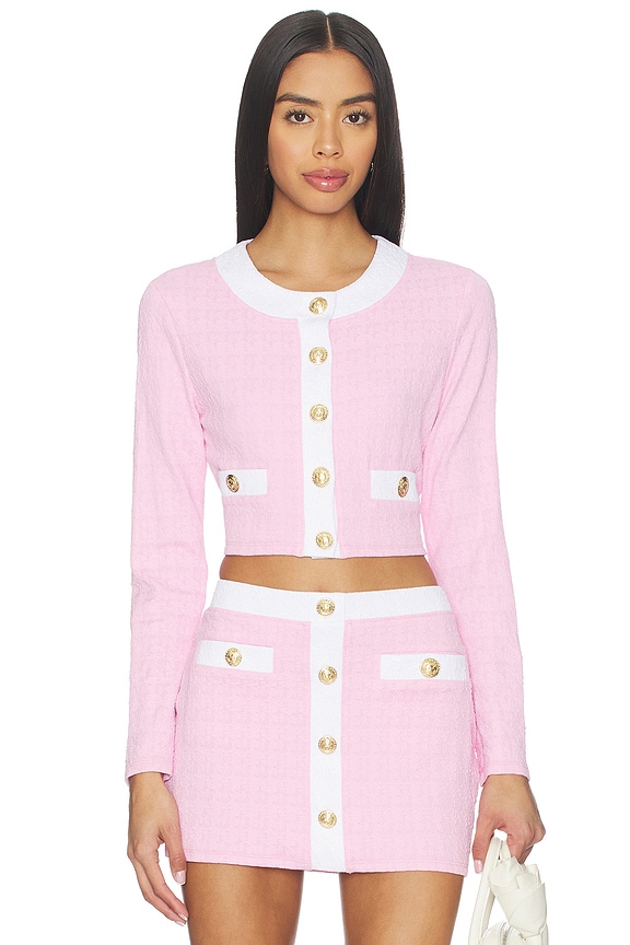 view 1 of 5 Adaline Swim Cardigan in Blush