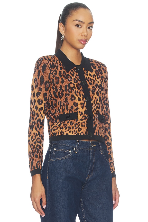 view 2 of 4 GILET OSIRIS  in Tan Leopard