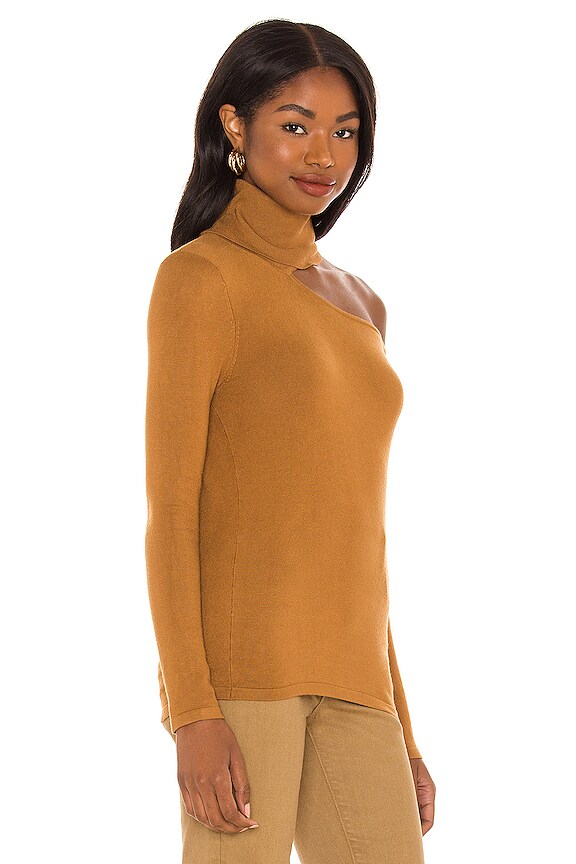 view 2 of 4 Nicky Cut Out Turtleneck Sweater in Ginger