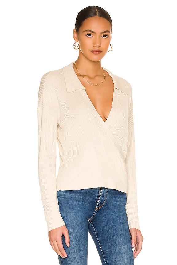 view 2 of 5 Nari Crossover Pullover in Gold