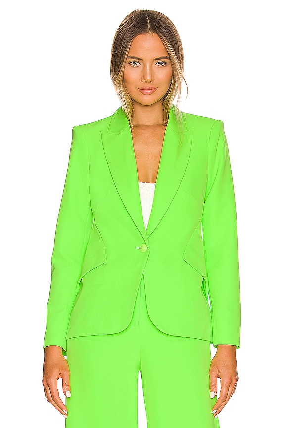 view 2 of 5 Chamberlain Blazer in Lime Green