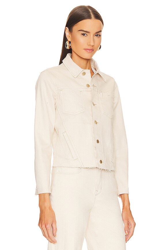 view 2 of 4 Janelle Slim Undone Jacket in Oat & Mothergoose