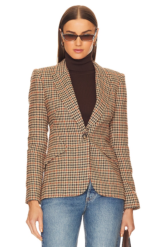 view 2 of 5 Chamberlain Blazer in Brown Multi Houndstooth
