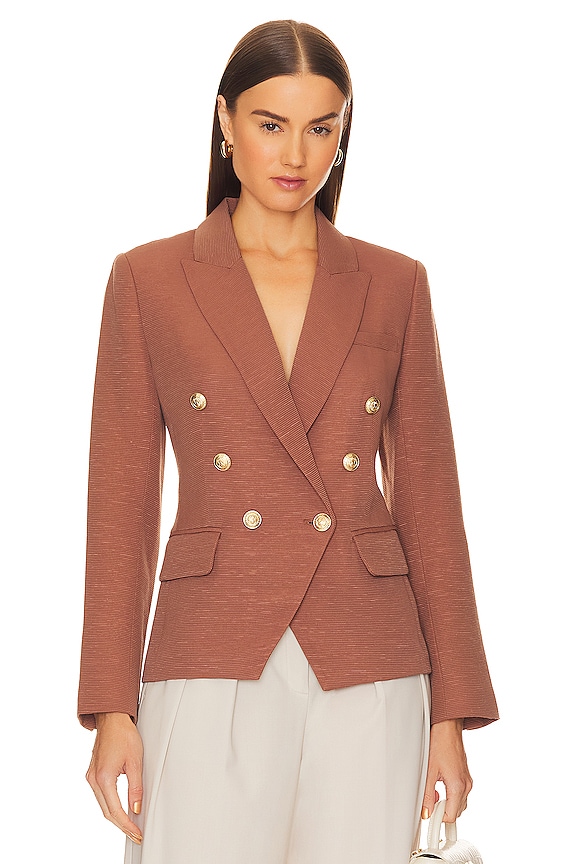 view 1 of 4 Kenzie Blazer in Fawn & Ivory