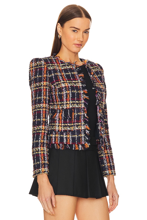 view 2 of 4 CHAQUETA ANGELINA in Midnight Multi Tweed