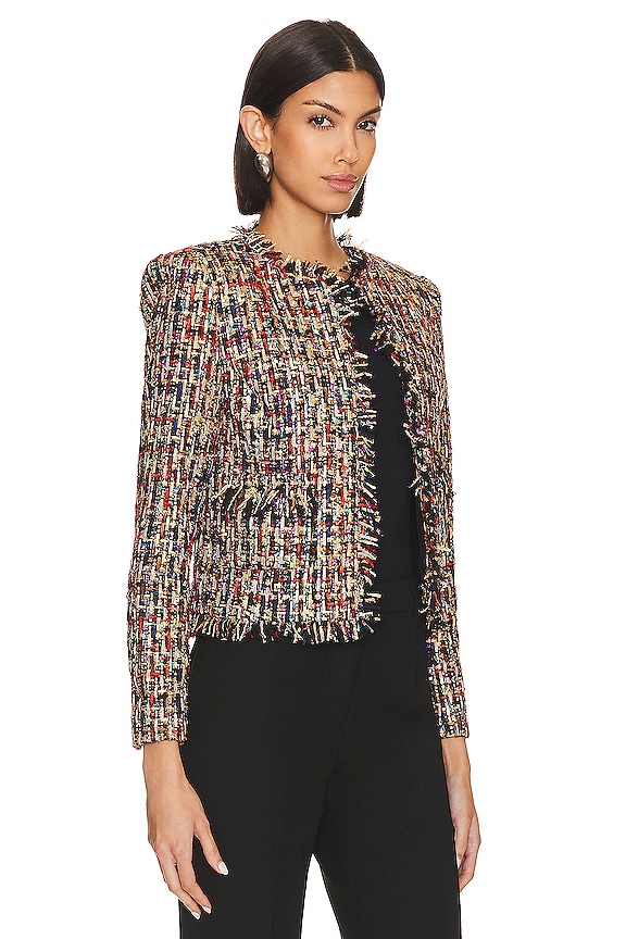view 2 of 5 Angelina Jacket in Multicolor Tweed