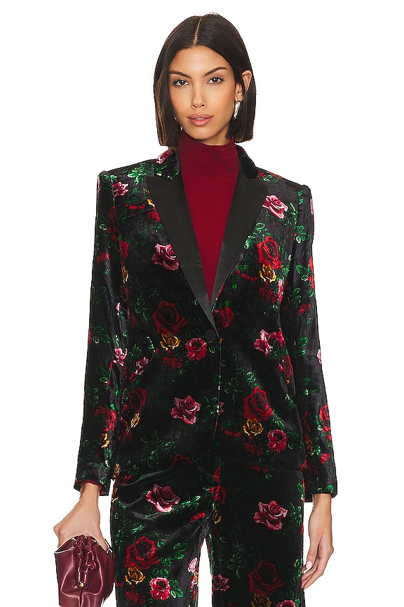 view 2 of 5 Chamberlain Blazer in Black Vintage Rose