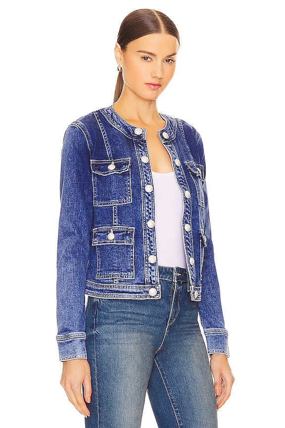 view 2 of 4 Yari Collarless Jacket in Rhodes