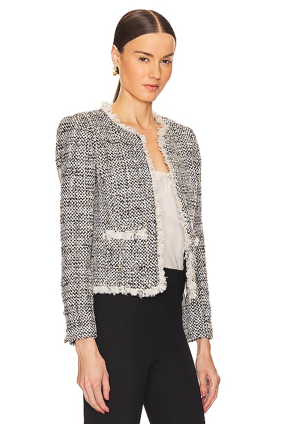 view 2 of 5 Angelina Jacket in Ecru, Black, & Metallic