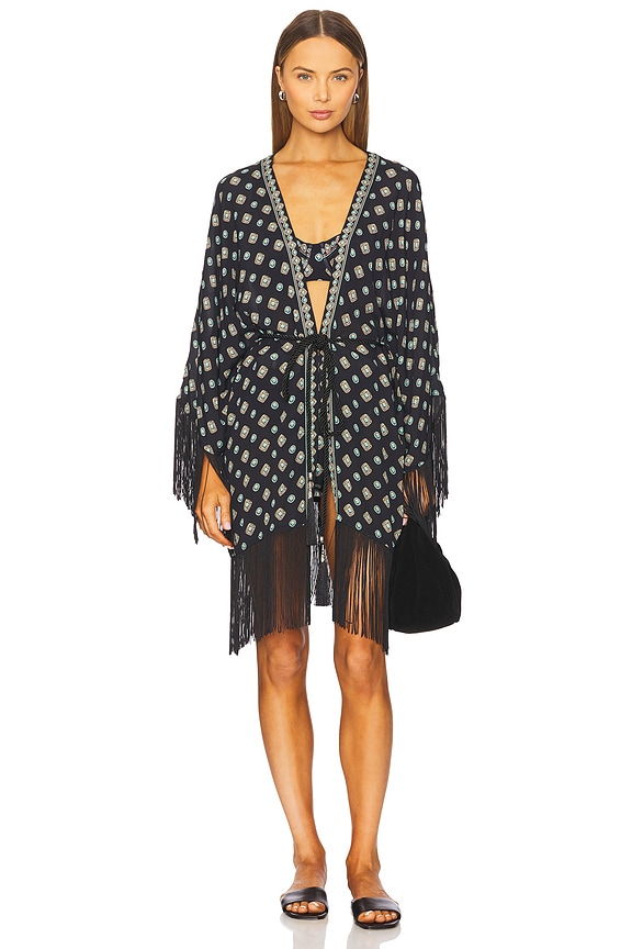 view 2 of 4 Caterina Kimono in Black