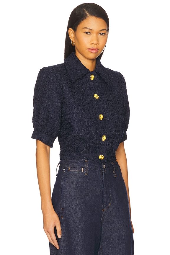 view 2 of 5 BLOUSON MANCHES COURTES COVE in Midnight