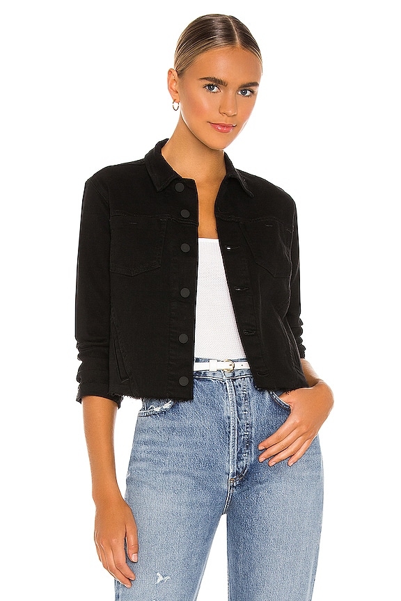 L'AGENCE Janelle Jacket in Saturated Black | REVOLVE
