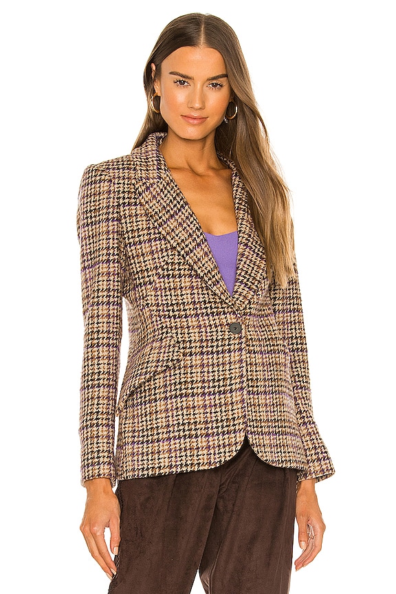 view 2 of 5 CHAMBERLAIN ブレザー in Tan Multi Twill Plaid