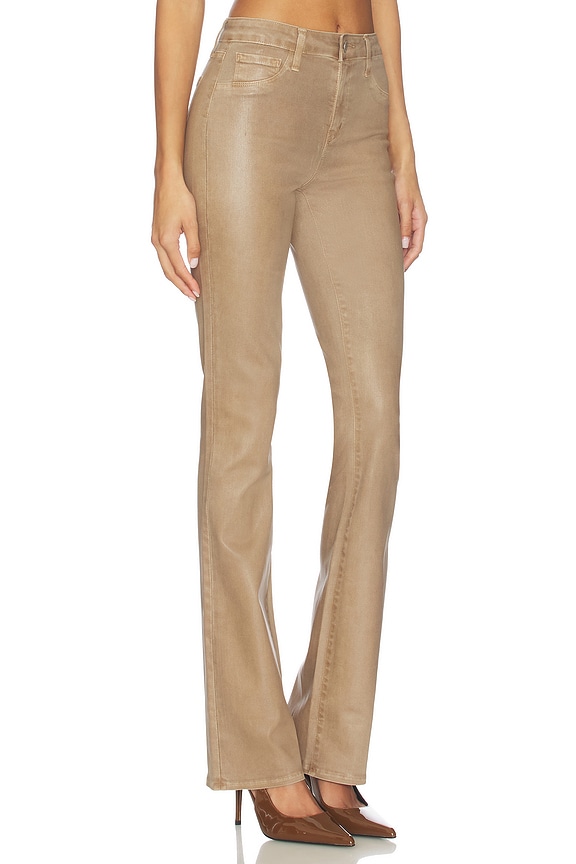 view 2 of 6 JEAN BABY BOOTCUT TAILLE HAUTE SELMA in Rye Coated