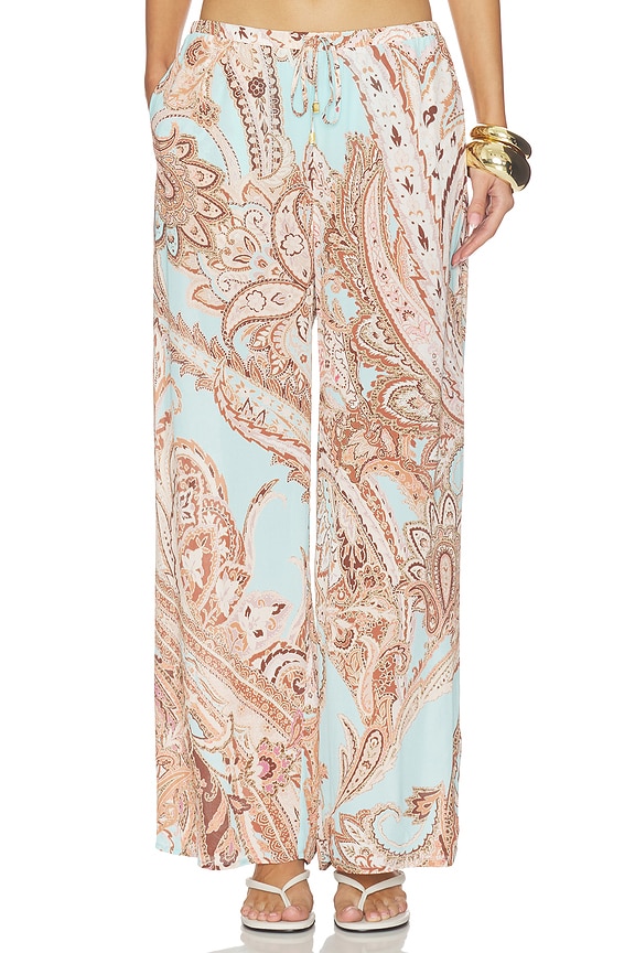 view 1 of 6 Geraldine Pants in Ice Blue Multi