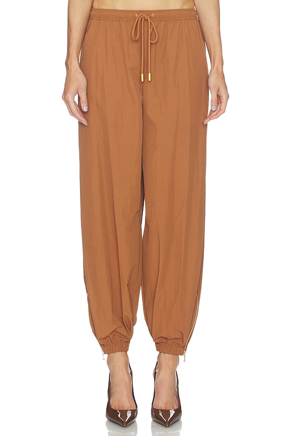 view 1 of 6 Mariko Jogger With Zipper in Fawn