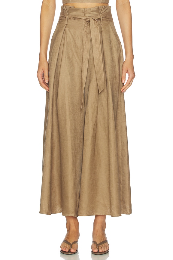 view 1 of 6 Lowen Crop Pant in Barley
