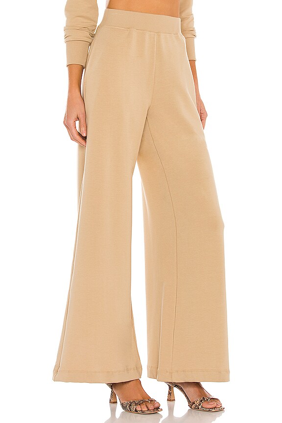 view 2 of 4 Luxe Lounge The Campbell High Rise Wide Leg Pant in Camel