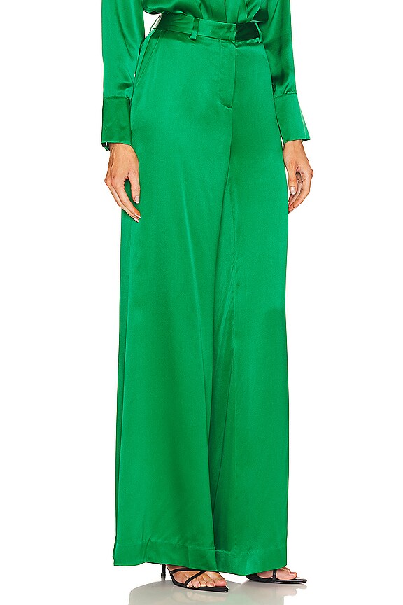 view 2 of 4 Gavin Wide Leg Pant in Sea Green