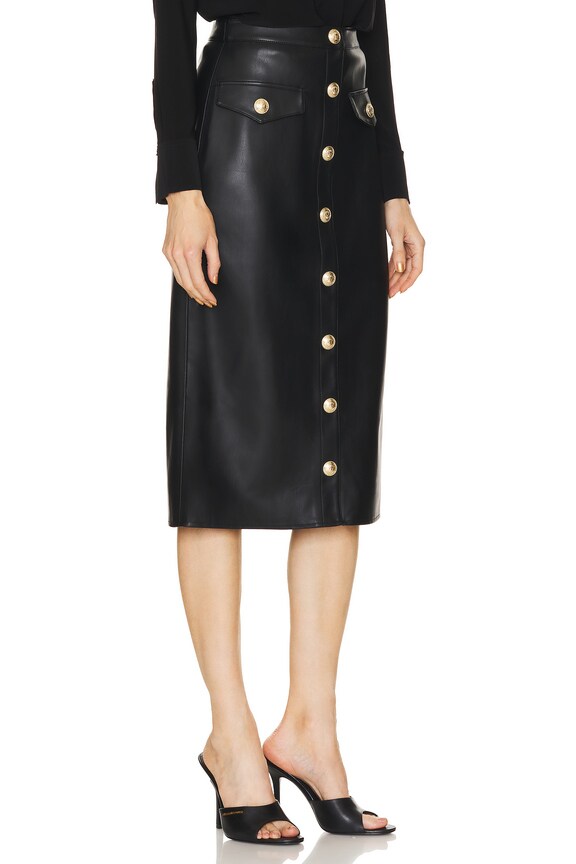 view 2 of 4 MILANN ミディ丈スカート in Black