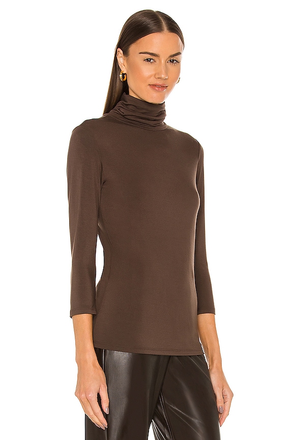 view 2 of 4 TURTLENECK トップ in Espresso