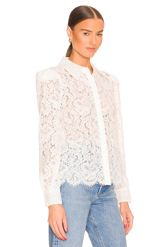 view 2 of 4 Jenica Lace Blouse in Ivory