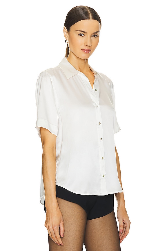 view 2 of 4 ELLAH 쇼트 슬리브 블라우스 in Ivory