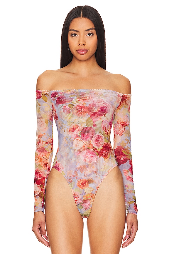 view 2 of 5 MONO DE HOMBROS DESCUBIERTOS PEONY in Multi Soft Cloud Floral