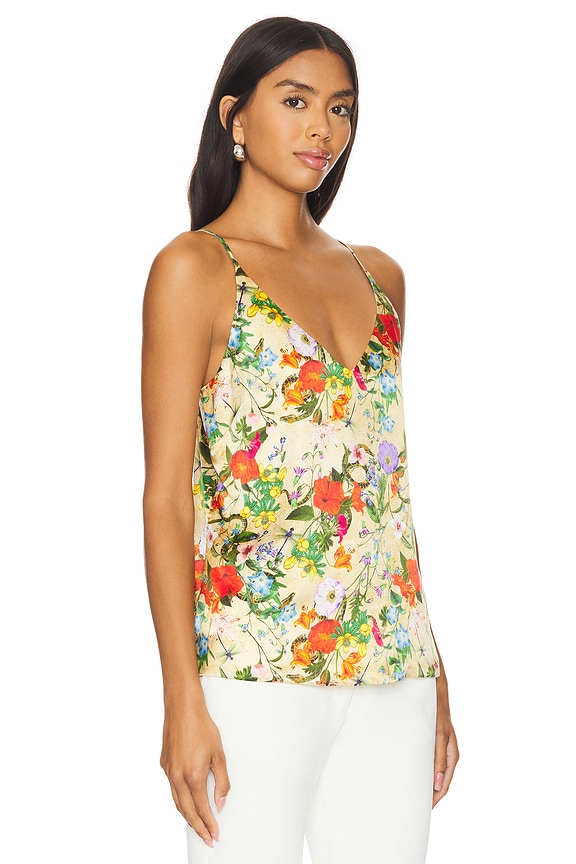 view 2 of 4 DÉBARDEUR ENCOLURE V GABRIELLA in Yellow Multi