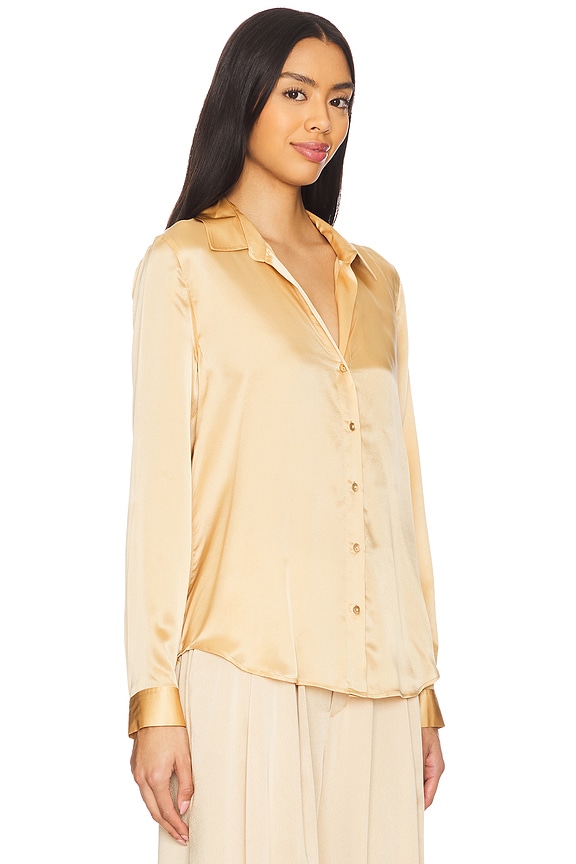 view 2 of 4 Tyler Long Sleeve Blouse in Latte