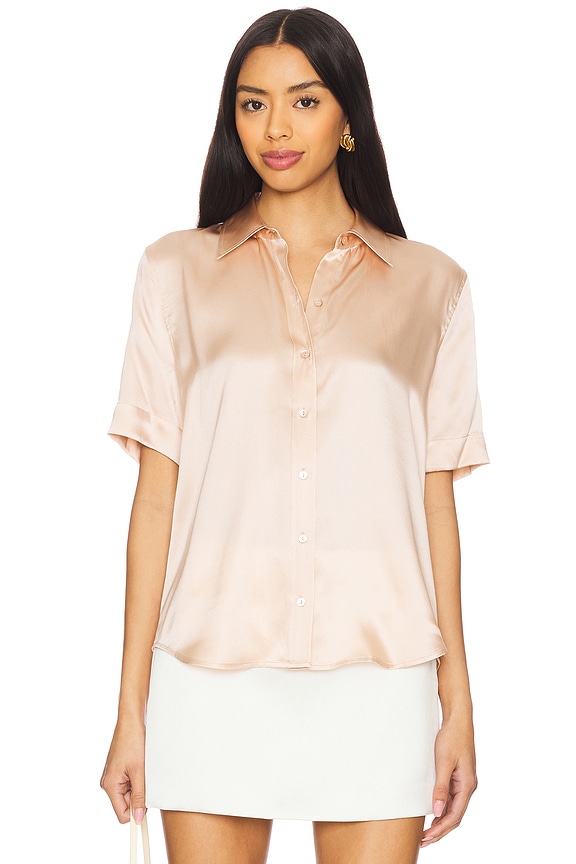 view 2 of 5 Ellah Short Sleeve Blouse in Petal