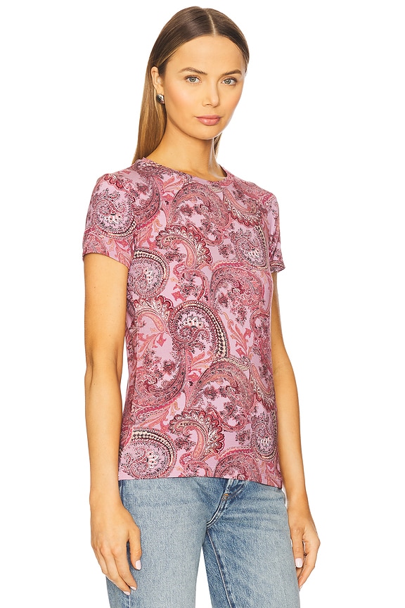 view 2 of 4 CAMISETA RESSI in Mauve Multi French Paisley