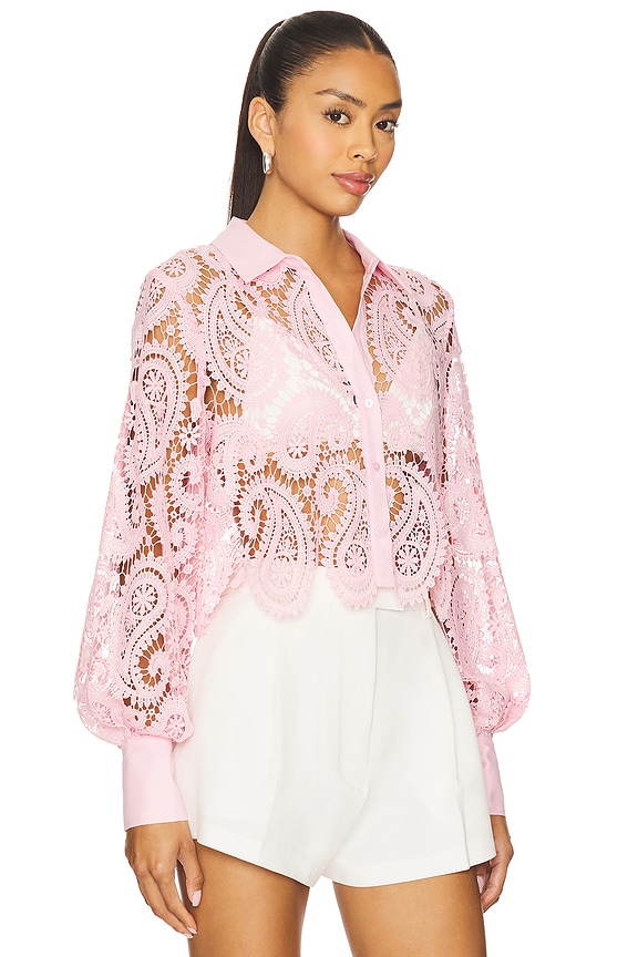 view 2 of 4 CHEMISE CROPPED ODELIA in Blush