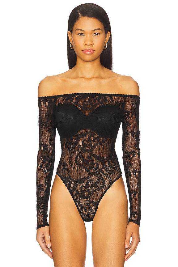 view 2 of 5 Peonie Bodysuit in Black