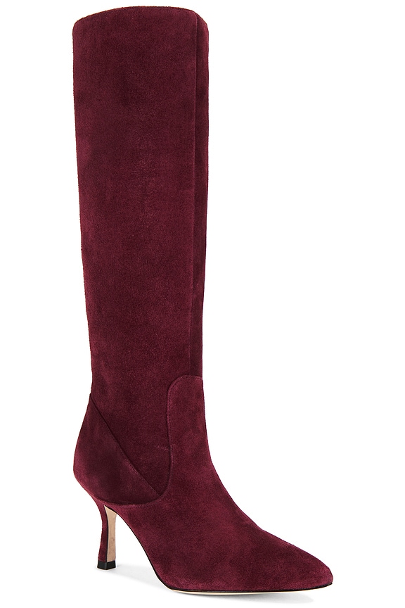 view 2 of 5 Marya Boot in Burgundy Suede