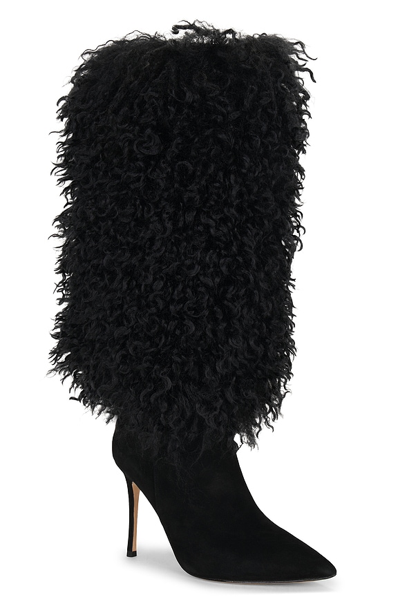 view 2 of 5 Sheridan Boot in Black Suede