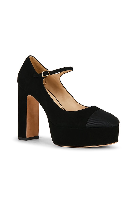 view 2 of 5 Lilles Mary Jane Pump in Black Suede