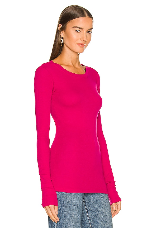 view 2 of 4 Long Sleeve Crew Neck Top in Pomme