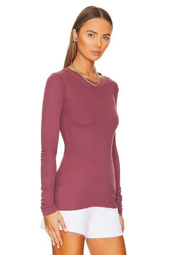 view 2 of 4 Long Sleeve Thermal Tee in Spanish Villa