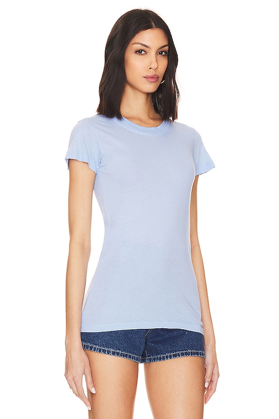 view 2 of 4 Crew Neck Tee in Azure