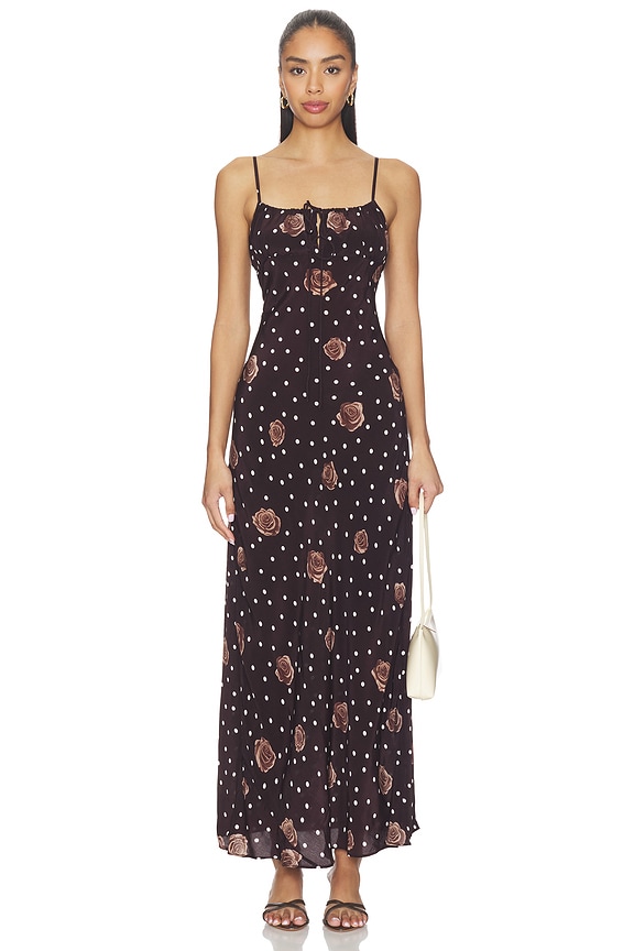 view 2 of 5 MAXIVESTIDO TIMELESS in Polka With Desert Rose