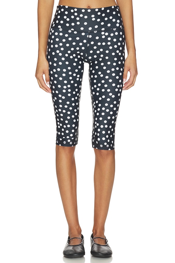 view 1 of 6 カプリパンツ in Black Polka