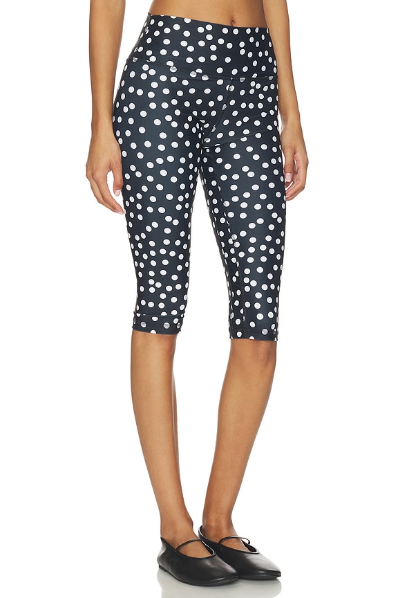 view 2 of 6 カプリパンツ in Black Polka