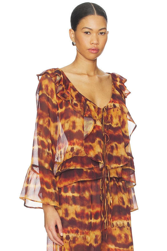 view 2 of 4 Olivia Top in Tie Dye