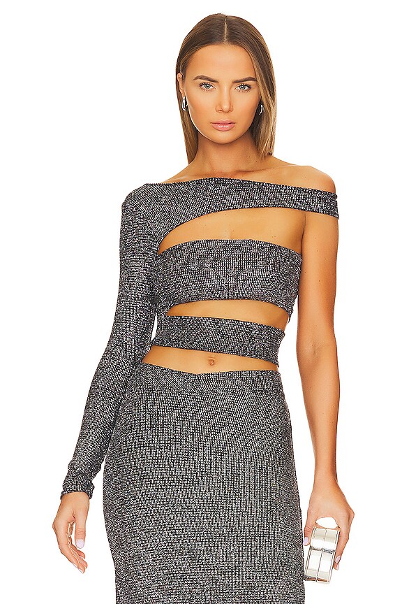 view 1 of 6 BANDAGE 탑 in Shimmer