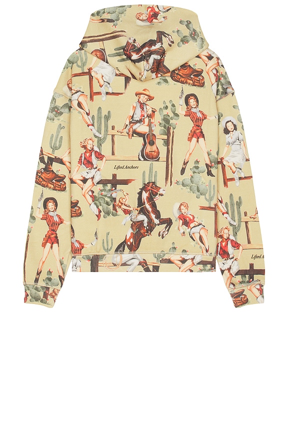 view 2 of 4 Jesse All Over Print Hoodie in Tan