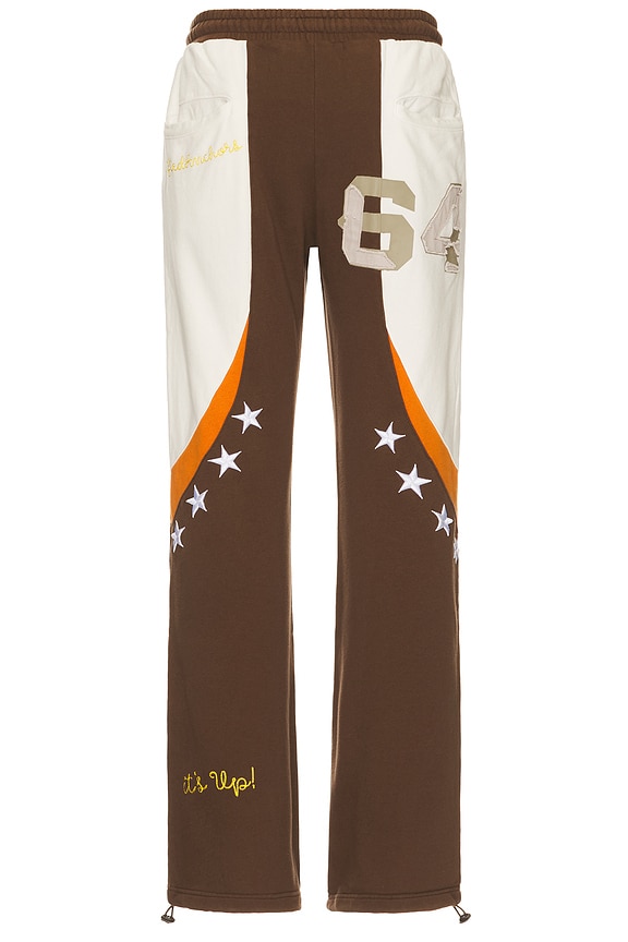 view 2 of 6 PANTALÓN DEPORTIVO STAR in White & Brown